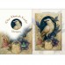 DUTCH LADY DESIGNS GREETING CARD White Raven